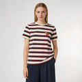 T-Shirt com Estampa Listrada