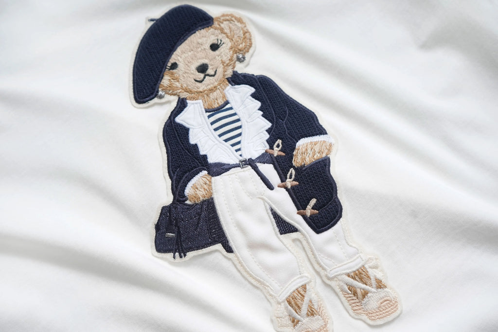 T-Shirt com Estampa de Urso