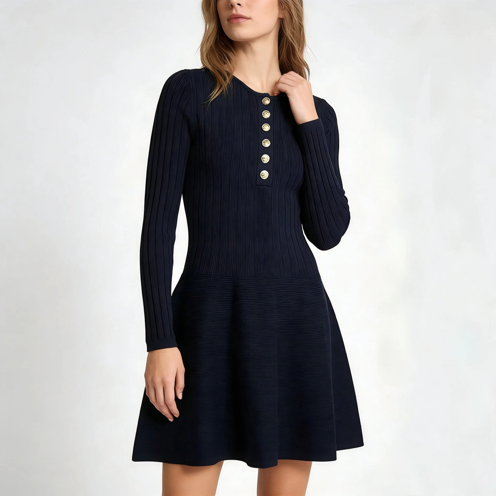 Vestido Básico com Botões