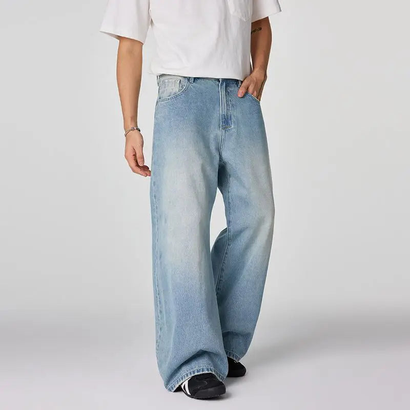 Calça Jeans Perna Larga